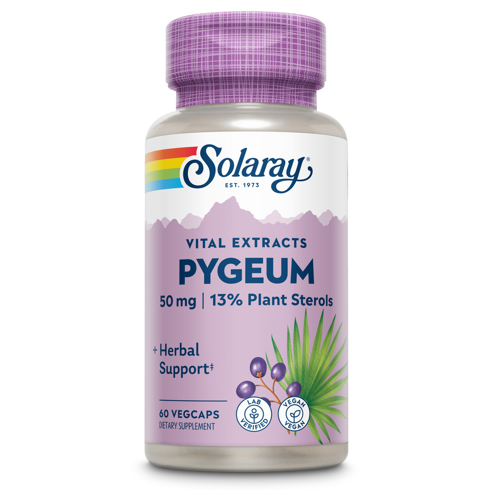 Solaray Pygeum Bark Extract 50mg | 60 VegCaps