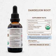 Secrets Of The Tribe Dandelion Root Tincture Alcohol-FREE