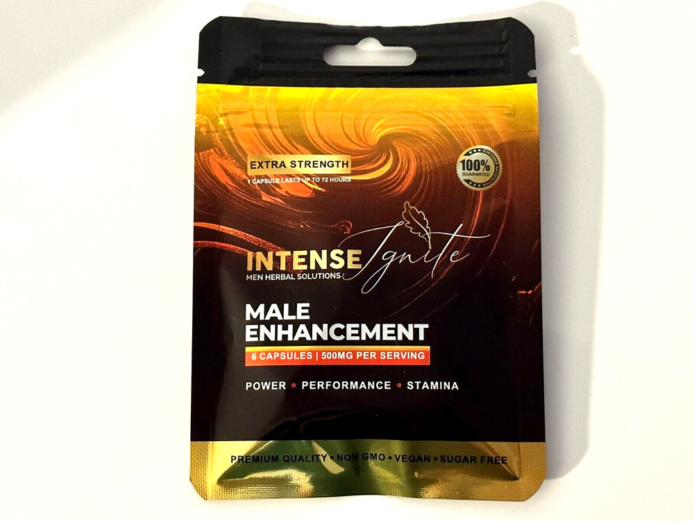 Intense’Ignite Fast Acting Male Performance Herbal Supplement -12 Pills