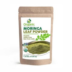 Organic Moringa Powder 1.10 lbs | Non-GMO, Gluten-Free, Raw Moringa Oleifera, US
