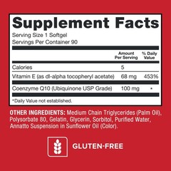 Qunol Ultra CoQ10 100mg, 3X Better Absorption, 90 Count (Pack of 1), No Color