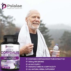 Corydalis Extract Capsules 1000mg – Strong Pain Relief Formula, Veggie, Non-GMO