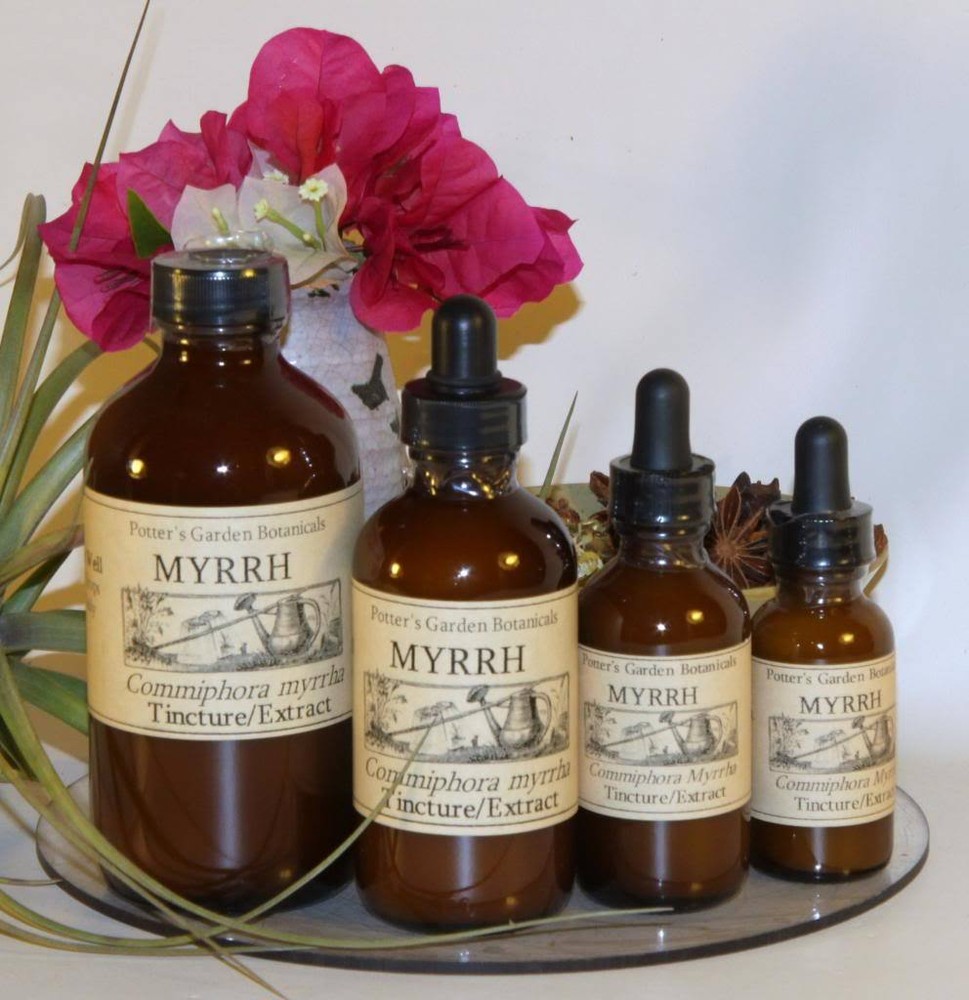 MYRRH Tincture Extract Organic Handcrafted Folk Remedy ~ gum disease sore throat