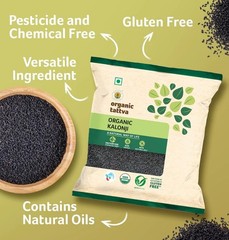Organic Tattva Kalonji Seeds 100g Premium Nigella/Black Cumin Spice free Ship
