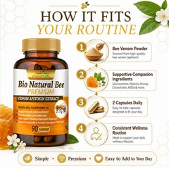 Premium 2 Bee BIO inflamatory Arthritis support abeeme therapy Venom bee