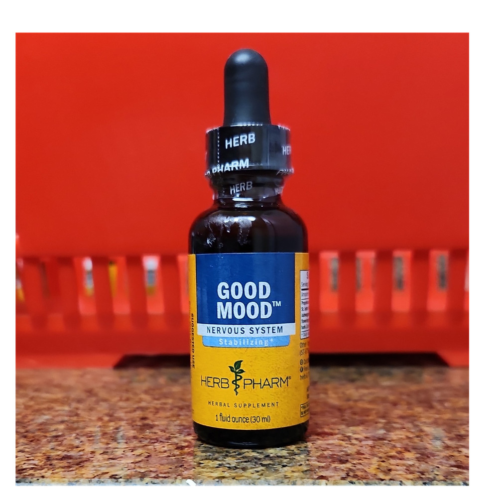 Herb Pharm Good Mood Extract Organic Gluten-Free 1 fl oz Nervous System Support