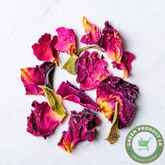 Dried Rose Petals | 100% Natural Edible Flower Flora | Candles Soap Bath Spa