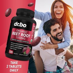 Organic Beet Root Capsules Supplements – 1350mg 120 Count (Pack of 1)