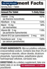 Vitamin B-Complex – 100 Tablets | Energy Metabolism & Nerve Support | Balanced B