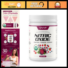 USDA Organic Beet Root Powder – Nitric Oxide Booster, Pomegranate & Red Spinach,