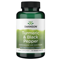 Swanson Turmeric & Black Pepper 90 Veg Caps