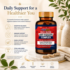 #1 Parasite Cleanse DETOX Liver Colon Yeast Blood support COLON CLEANSER FAST