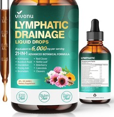 Organic Lymphatic Drainage Drops, Lymphatic Drainage Supplement for Healthy L…