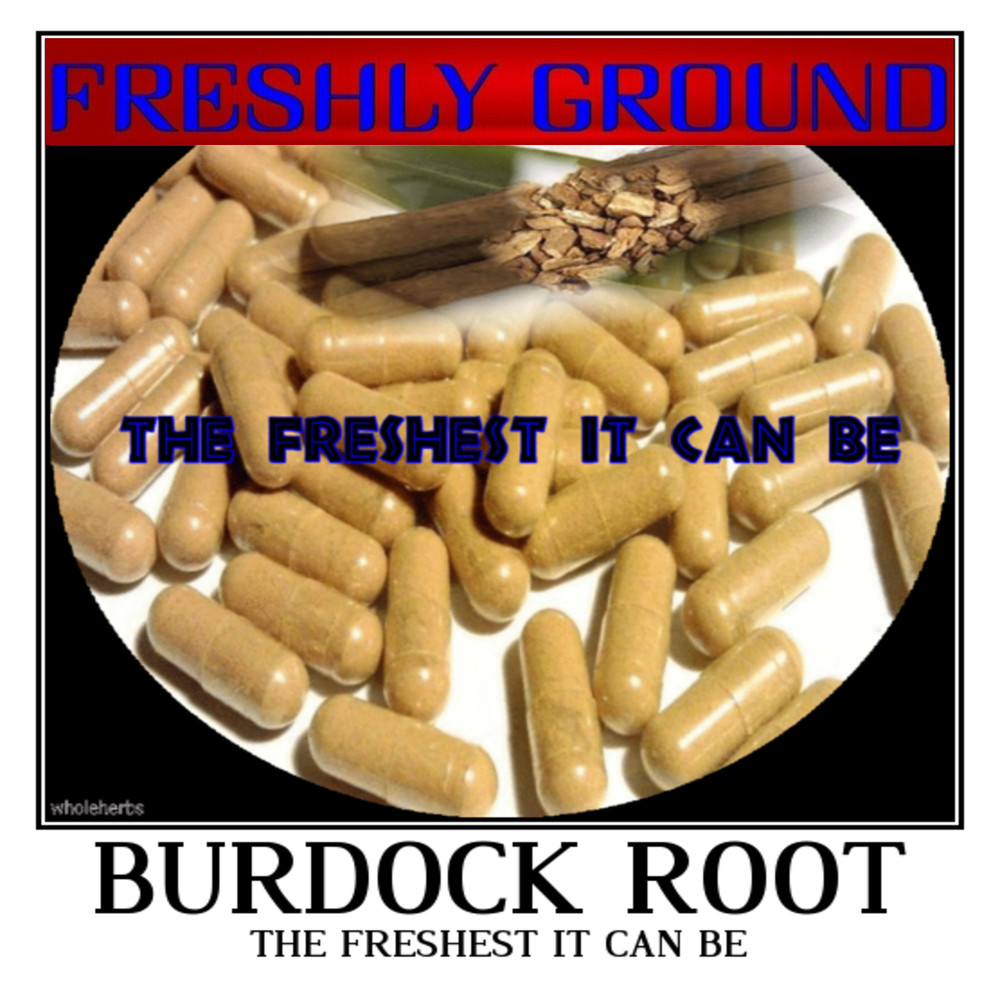 BURDOCK ROOT The Freshest It Can Be Ever Fresh Powder Ground 100 V Capsules