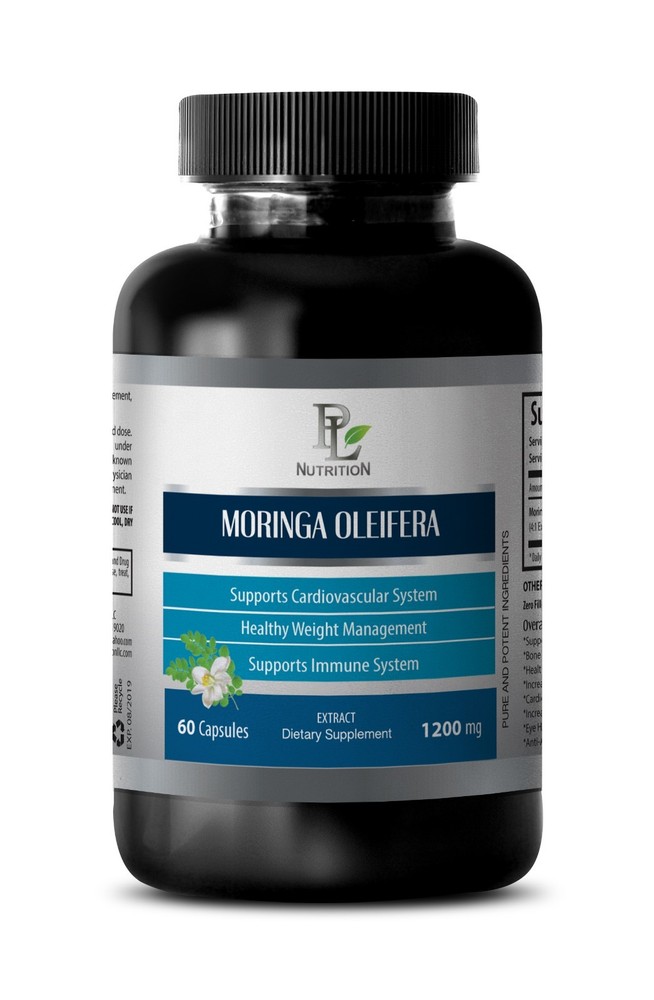 immune system – MORINGA OLEIFERA 1200MG – moringa for weight loss – 1 Bottle