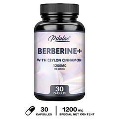 Berberine with Ceylon Cinnamon 1200mg-Heart&Sugar Health,Immune System Support