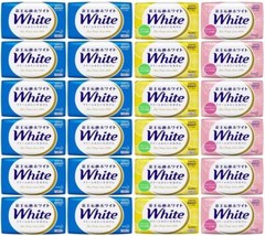 Kao White Solid Soap 130g Assorted set of 3 scents, 24 pcs. A