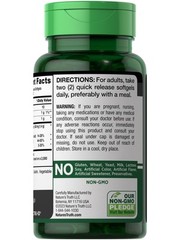 Hemp Seed Oil 1400mg | 60 Softgels | Non-GMO, Gluten Free | by Nature’s Truth