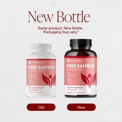 Saffron Supplements – 100% Pure Extract Capsules 60 Count (Pack of 1)