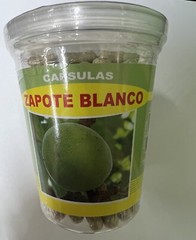 Zapote blanco 150 natural capsules white zapote