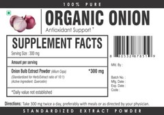 Onion Extract Powder Quercetin Antioxidant Vegan Allium Cepa Hair Loss