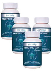 Relief Pro MAX – Maximum Inflammation and Pain Relief – (4 bottles 120 Caps)