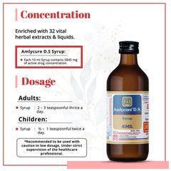 Aimil AMLYCURE D.S. Syrup 200ml | Herbal Ayurvedic for Liver Support