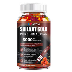 Himalayan Shilajit GOLD Gummies, Organic, Extremely Potent 3000 mg, Fulvic Acid