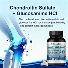 Glucosamine Chondroitin Msm Hyaluronic Acid Joint Health Support 30-120 Pills
