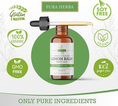 Lemon Balm Tincture – Alcohol-Free | Melissa Officinalis Liquid Extract | Natura