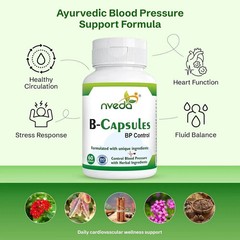 Pack of 2 X Nveda B-Capsules for BP Control & Hypertension (60 Caps) SF.