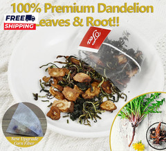 Premium Dandelion Leaf & Root Tea 100 Tea Bags/7.06Oz,For Liver & Kidney Health