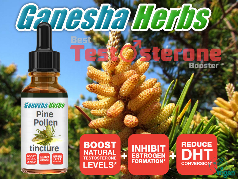 PINE POLLEN TINCTURE MAXIMUM STRENGTH! BOOST TEST 2 Ounces 100% NATURAL