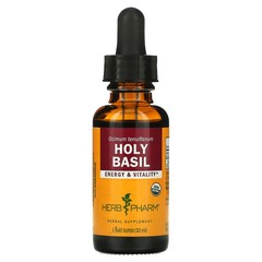 Herb Pharm Holy Basil 1 fl oz 29 6 ml Gluten-Free, Organic