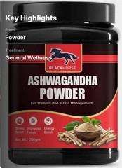 Premium 100% Pure Ashwagandha Powder 200g | Natural Herbal Supplement | Vegan