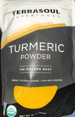 Terrasoul Superfoods Organic Turmeric Powder, 2-16Oz : Curcumin – (2 pounds)