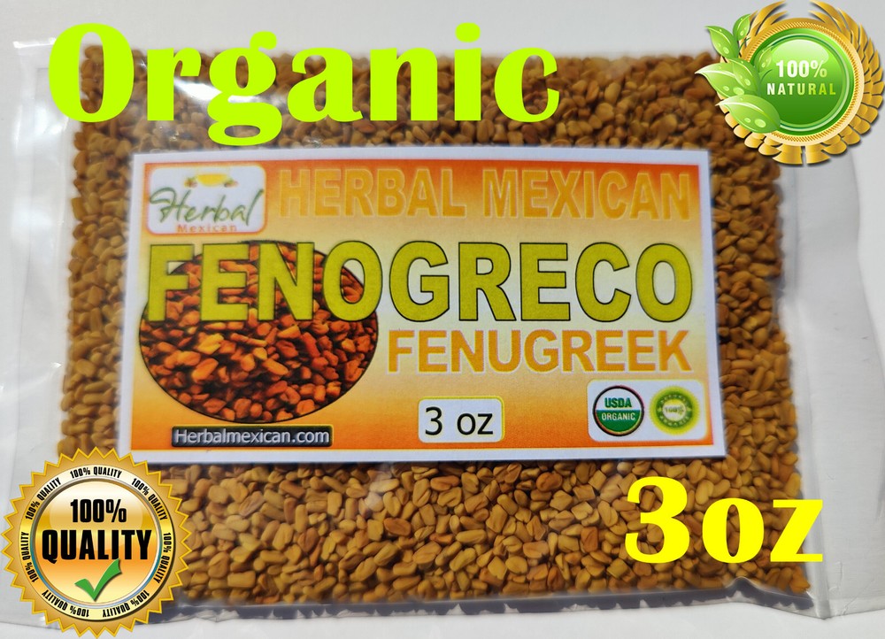 Fenogreco Semilla Entero Alholva Organic Fenugreek Seed Whole trigonella foenum