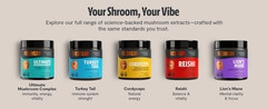 Premium Organic Mushroom Coffee – 12:1 Fruiting Body Extract – 29% Beta-Glucans