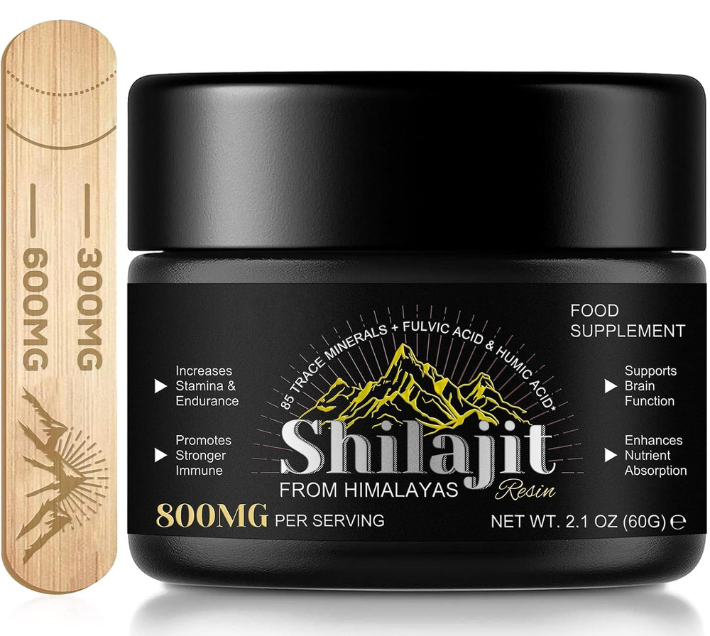 Shilajit Pure Himalayan Resin,Pure Shilajit with 85+ Trace Minerals & Fulvic Aci