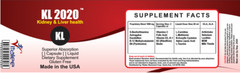 Liver and Kidneys Wellness-KL 2020 (3 bottles Caps 60 cnt)