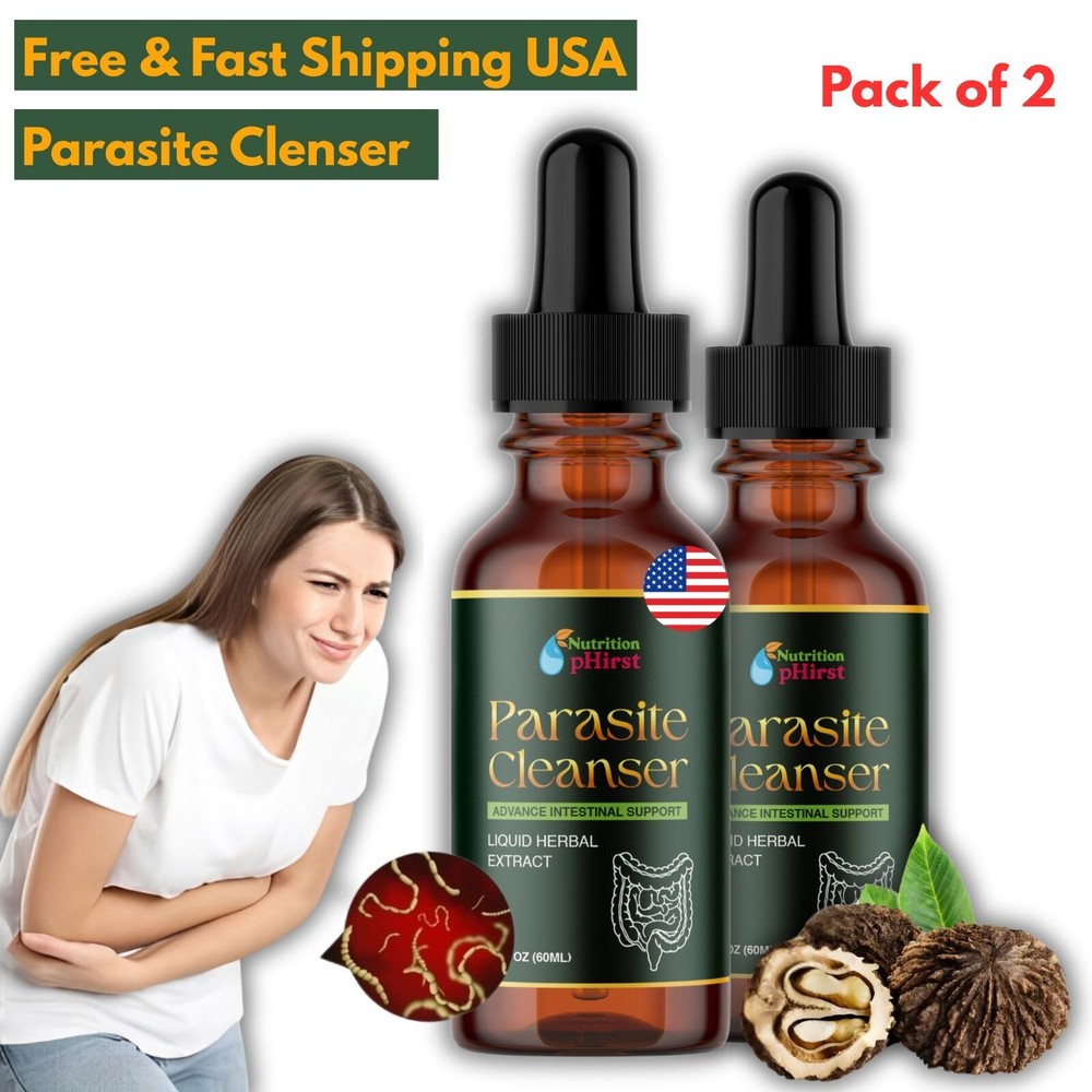 Parasite Cleanse Tincture/Extract-Wormwood, Black Walnut Hull, Clove total 4oz