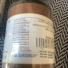 Organic Sparsh Manjistha Haritaki Mucuna 1200mg Tablets 120ct Exp 11/2027 3 PACK