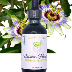 Passion Flower Tincture Natural Pure Herbal Liquid Drops Extract 2 Oz Calm ADHA