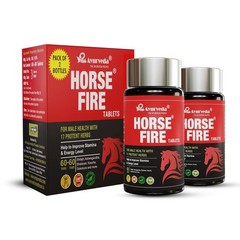 Horse Fire Ayurvedic Tablets for Men, Stamina, Muscle, Immunity, 120 Tabs G563