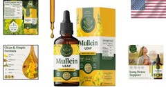 Mullein Drops for Lungs – Natural Respiratory Wellness, 56-Day Supply