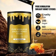 Professional Pure Himalayan Shilajit Honey Sticks, Purer, More Organic, Sweeter