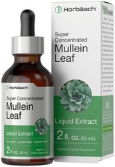 Mullein Leaf Extract Drops | 2 fl oz | Alcohol Free Liquid Tincture | Vegetar…