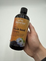 Serene Black Seed Bitters 100% Natural Organic 16 oz bottle