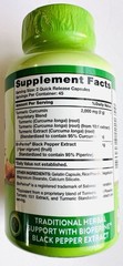 Nature’s Truth TURMERIC CURCUMIN COMPLEX w/BioPerine – 2000mg 90 Caps 01/2027