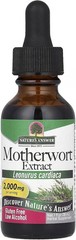 2-Pk / Nature s Answer Motherwort Low Alcohol 2000 mg 1 fl oz 30 ml Gluten-Free